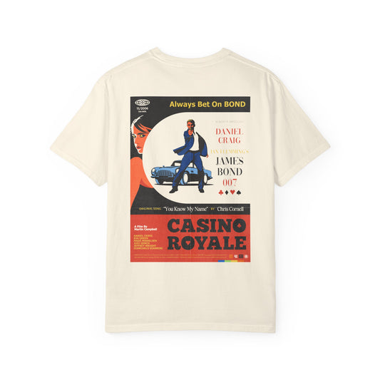 70mm Casino Royale Unisex Garment-Dyed T-shirt