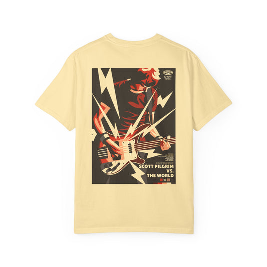 70mm Scott Pilgrim vs The World Unisex Garment-Dyed T-shirt