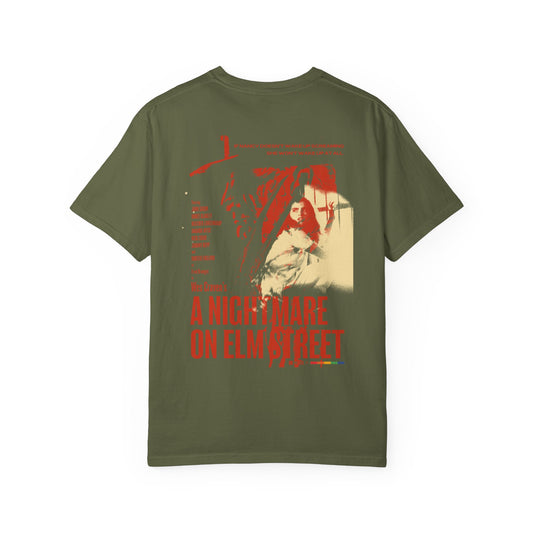 70mm Nightmare on Elm Street Unisex Garment-Dyed T-shirt
