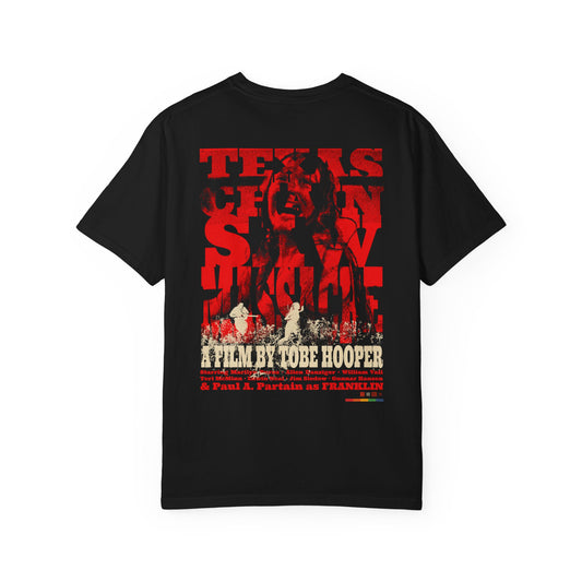 70mm Texas Chainsaw Massacre Unisex Garment-Dyed T-shirt